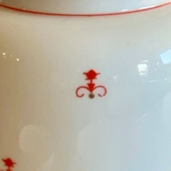 Vintage 1928 Sorau Art Deco Porcelain Coffee Set - Picture 16 of 16